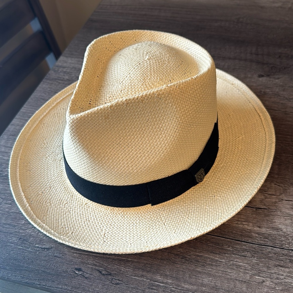 Brixton Men's Paper Fedora Hat Size S